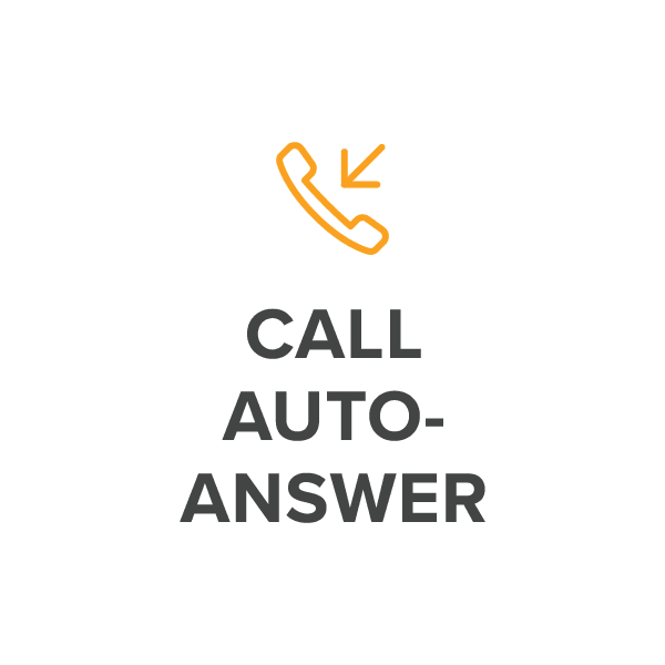 CALL AUTO ANSWER