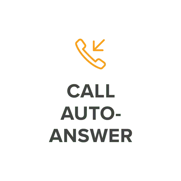 CALL AUTO ANSWER